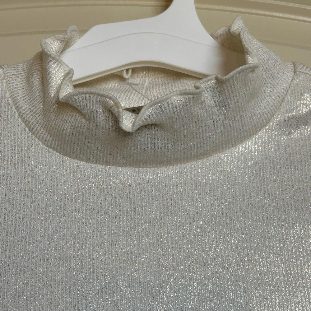 12-14 NWT Crewcuts Shimmery Blouse - Picture 2 of 6